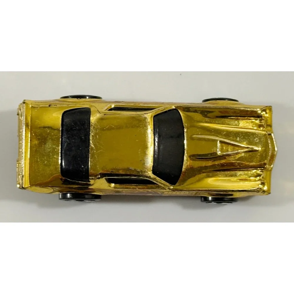 Hot Wheels Dragon Fire Z-28 Camaro Kids 1:64 Gold Chrome Diecast Toy Car 1982